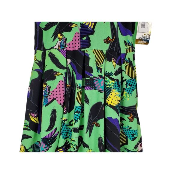 LuLaRoe Disney Collection Amelia Dress Maleficent Sleeping Beauty Size L NEW - Picture 4 of 12